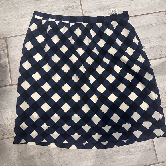 Jacob Skirt | Blue, Black & White Gingham | Made in Canada - Picture 1 of 5
